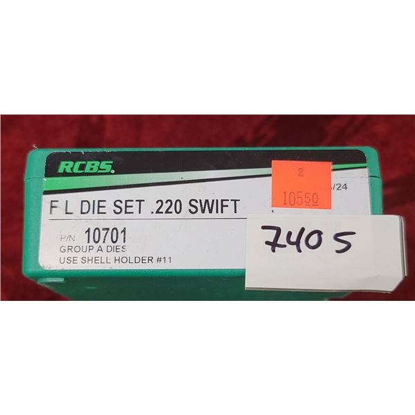 RCBS FL DIE SET 220 SWIFT