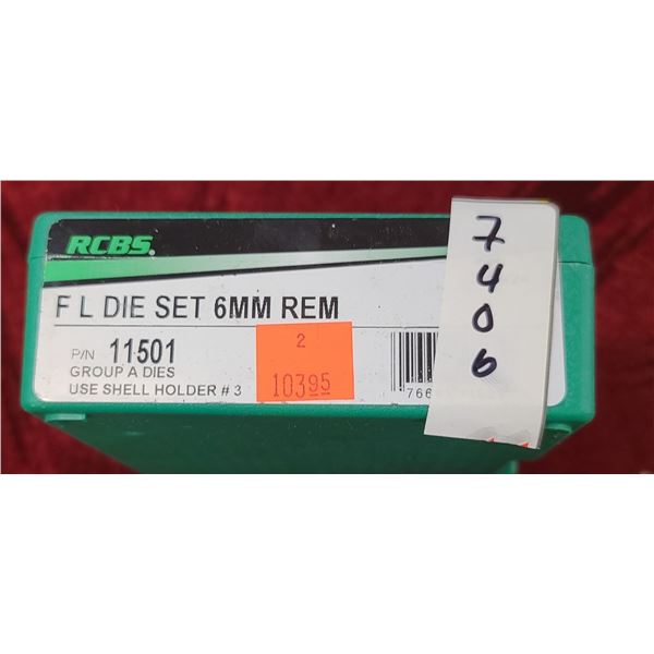 RCBS FL DIE SET 6MM REM