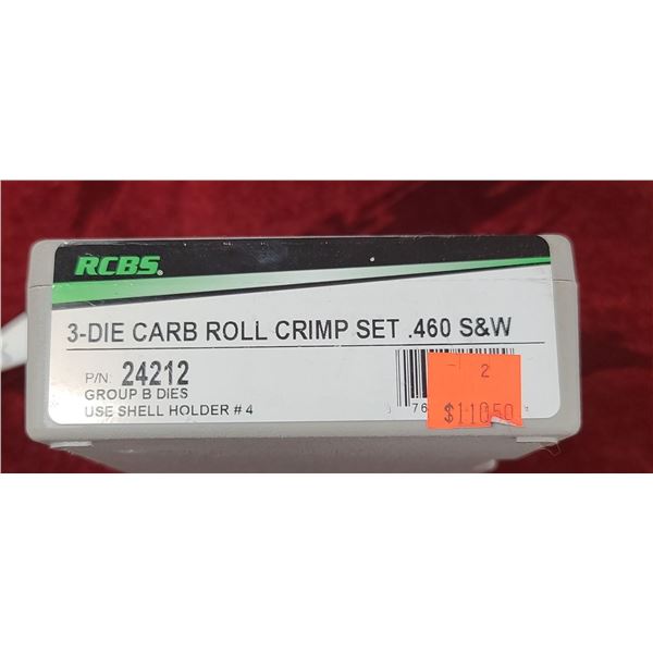 RCBS CARB ROLL CRIMP SET 460 S&W