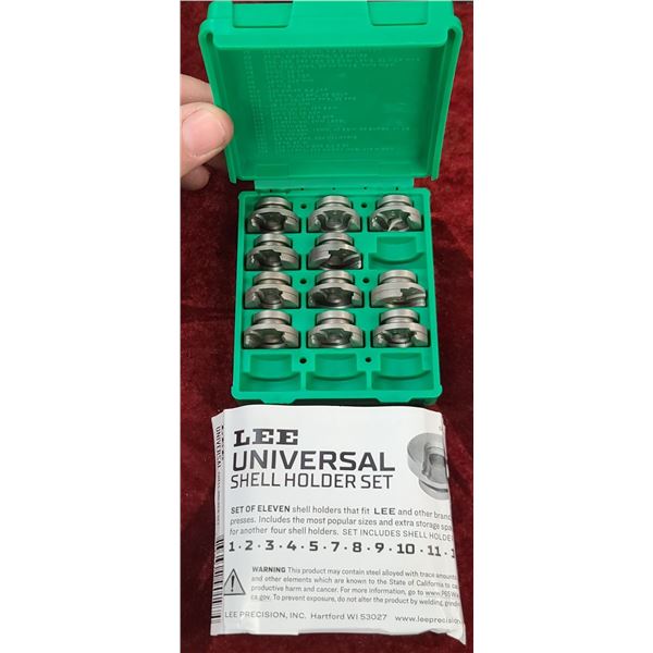 LEE PRECISION UNIVERSAL SHELL HOLDER SET 15 PCS