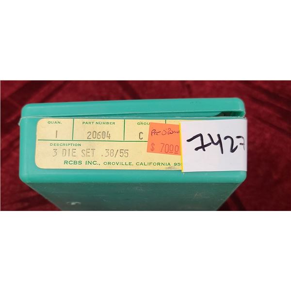 RCBS 3 DIE SET 38/55