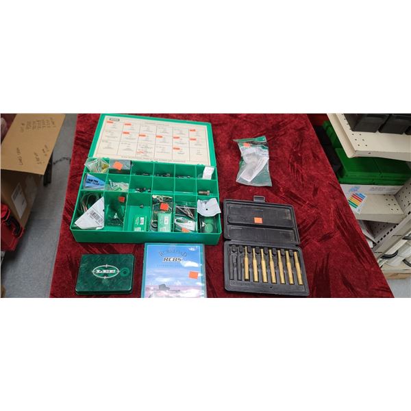 RCBS GENERAL PARTS KIT, PUNCH SET AND MISC ITEMS