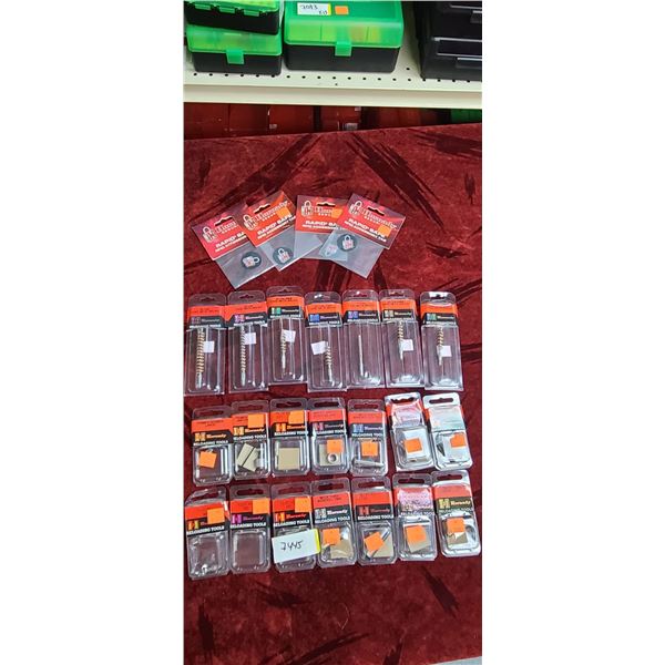 HORNADY ASSORTED RELOADING BRUSHES, PILORS, SEATING STEMS