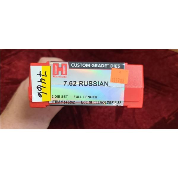 HORNADY 2 PC DIE SET 7.62 RUSSIAN