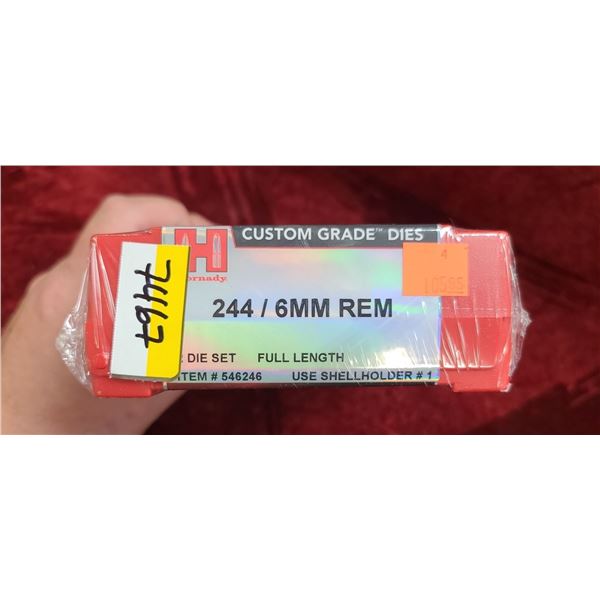 HORNADY 2 PC DIE SET 244/6MM REM