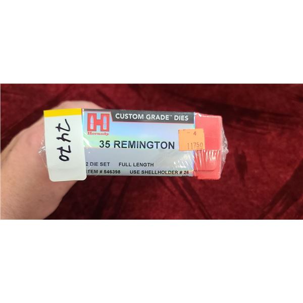 HORNADY 2 PC DIE SET 35 REMINGTON
