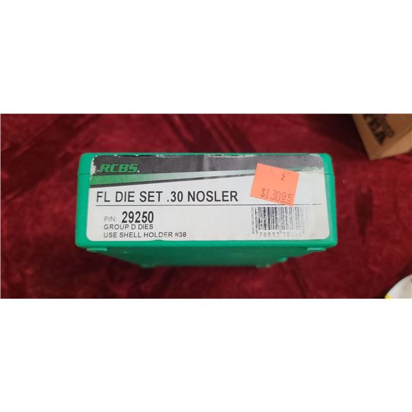 RCBS FL DIE SET 30 NOSLER