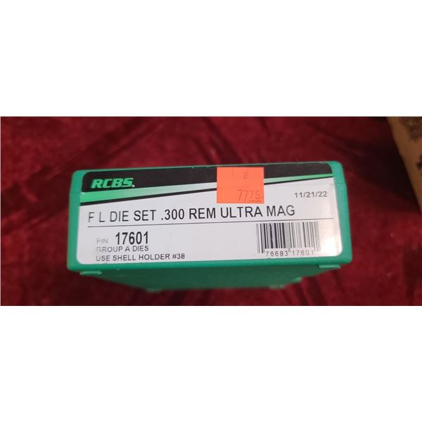 RCBS FL DIE SET 300 REM ULTRA MAG