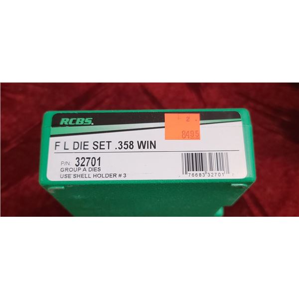 RCBS FL DIE SET 358 WIN