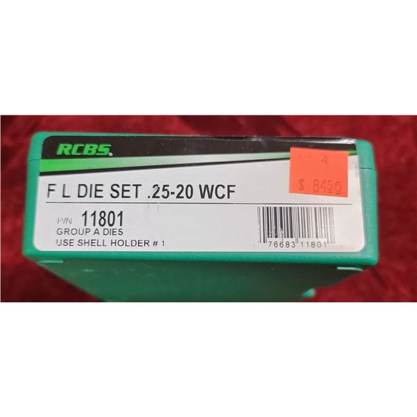 RCBS FL DIE SET 25-20 WCF