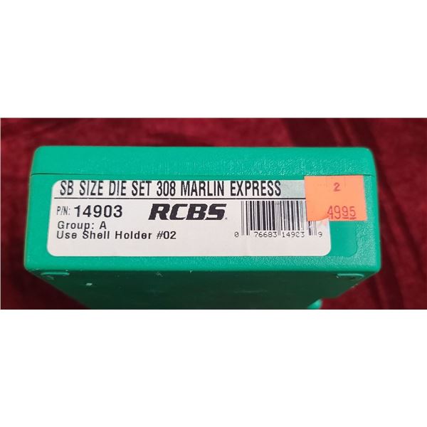 RCBS SB SIZE DIE SET 308 MARLIN