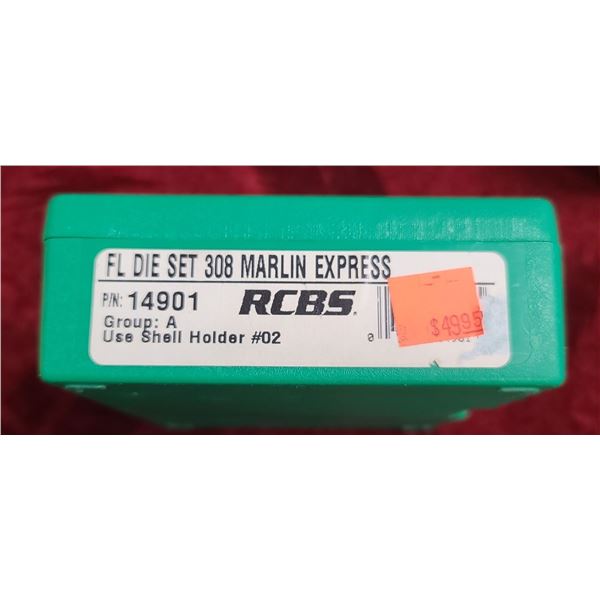 RCBS FL DIE SET 308 MARLIN