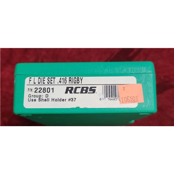 RCBS FL DIE SET 416 RIGBY