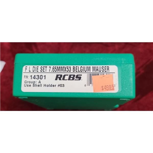 RCBS FL DIE SET 7.65 MM XS3 BELGIUM MAUSIER