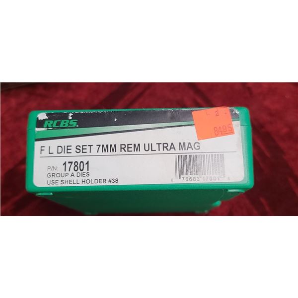 RCBS FL DIE SET 7MM REM ULTRA MAG