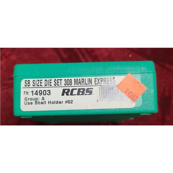 RCBS SB SIZE DIE SET 308 MARLIN
