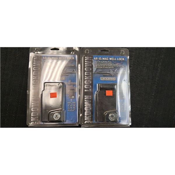 LOCKDOWN AR-15 MAG WELL LOCK - 2 ITEMS