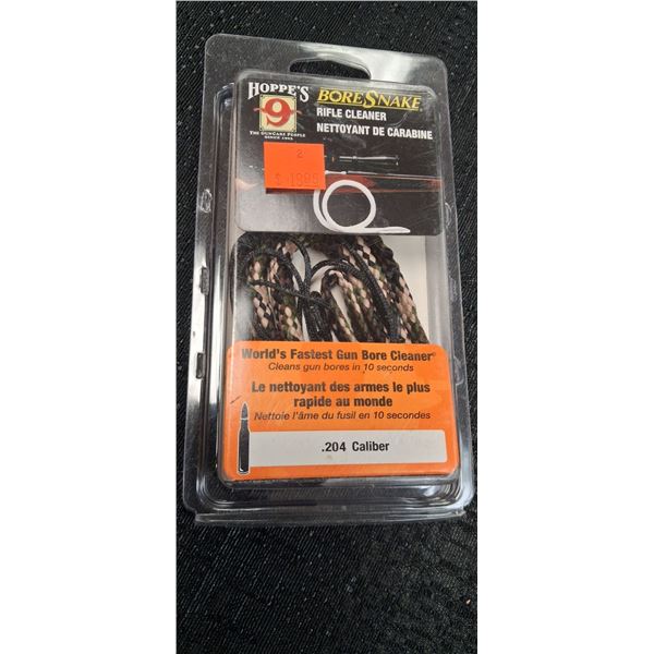 HOPPE'S 9 BORE SNAKES .204 CALIBER - 1 BOX OF 15 ITEMS