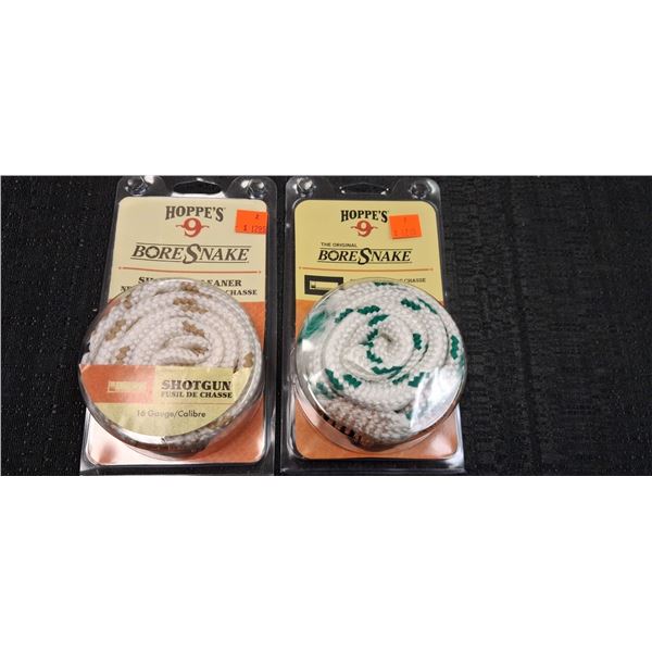 HOPPE'S 9 BORE SNAKES 16/12 GUAGE - 1 BOX OF 8 ITEMS