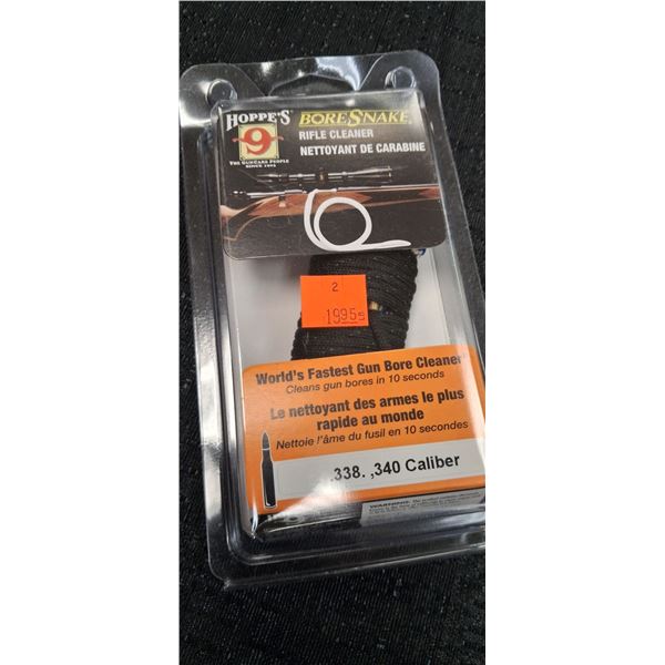 HOPPE'S 9 BORE SNAKES .338, .340 CALIBER - 1 BOX OF 14 ITEMS