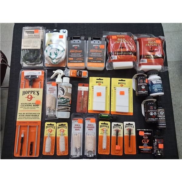 SHOTGUN CLEANING SUPPLIES, 25 ITEMS