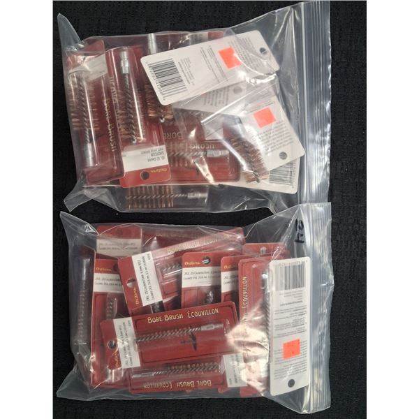 BAGS OF BRONZE BRUSHES - SHOTGUN .243 - 2 BAGS