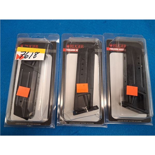 RUGER 3 OF SR9-MAG-10, 10 SHOT, SR9 PISTOL MAG 9MM