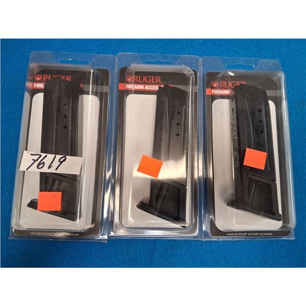 RUGER 3 OF SR9-MAG-10, 10 SHOT, SR9 PISTOL MAG 9MM