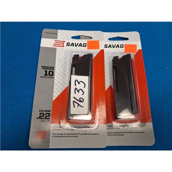 SAVAGE 2 OF 64-62 OR 954 SERIES, 10 SHOT MAG, 22 CAL