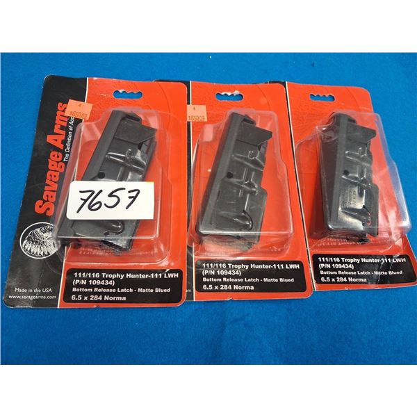 SAVAGE 3 OF MODEL 111, 116, TROPHY HUNTER III 2WH (P/N 109434) 6.5X284 NORMA