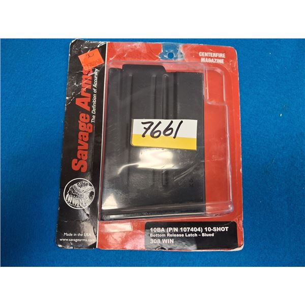 SAVAGE 1 OF (P/N 107404) 10BA, 10 SHOT, 308CA, 1 METAL CLIP