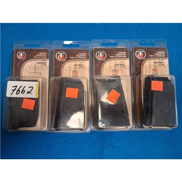 TC VENTURE MAG CALIBER 22-250 - 4 ITEMS