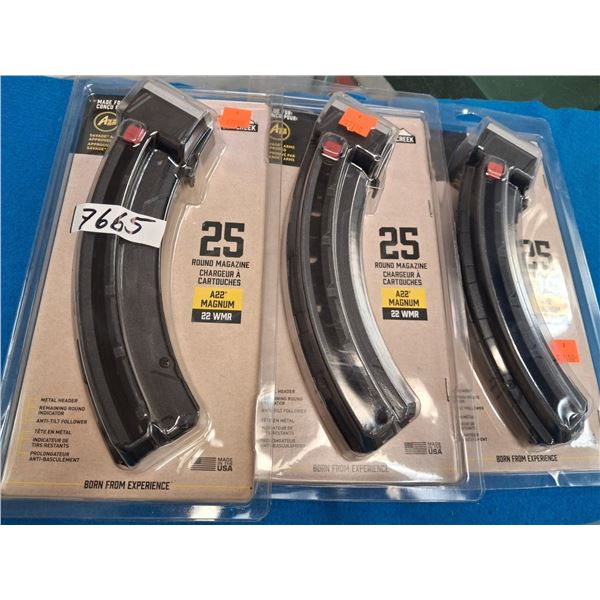 BUTLER CREEK 3 OF FITS A22 MAGNUM CAL 22MAG, 25 RNDS/MAG