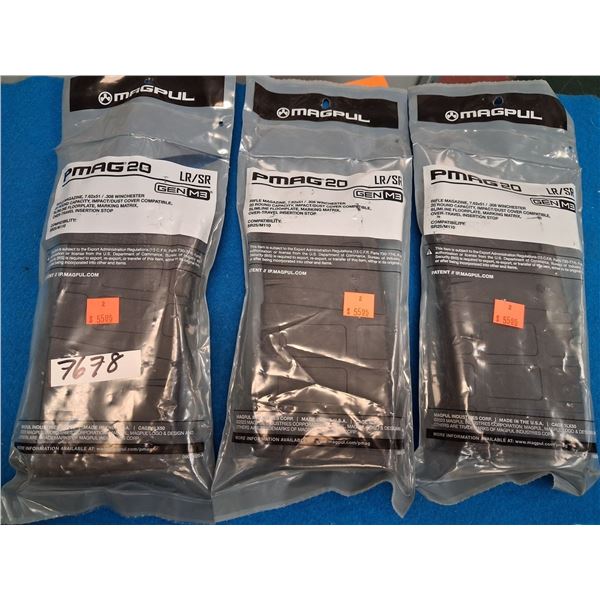 P MAG 20 COMPATIBILITY SR25 OR M110, 308 CAL, GEN M3, 20 RND MAG