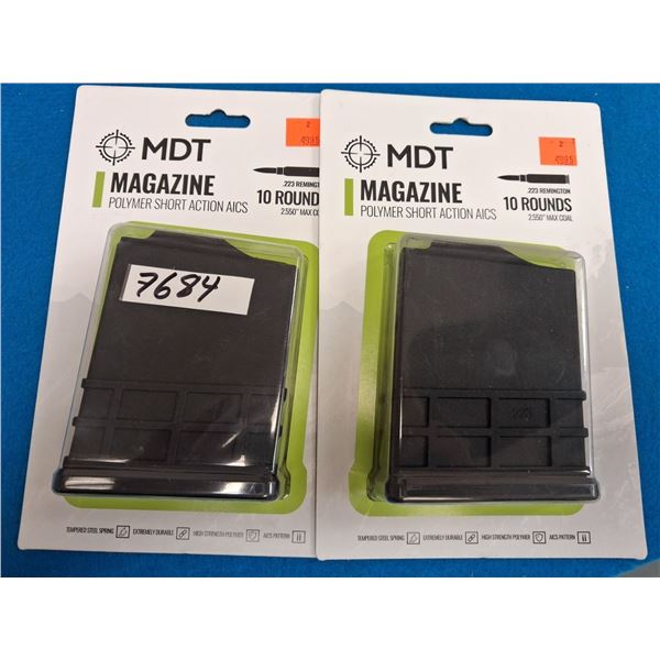 MDT 2 OF #102231 BLK AICS PATTERN MAG 110 RND 223 CAL