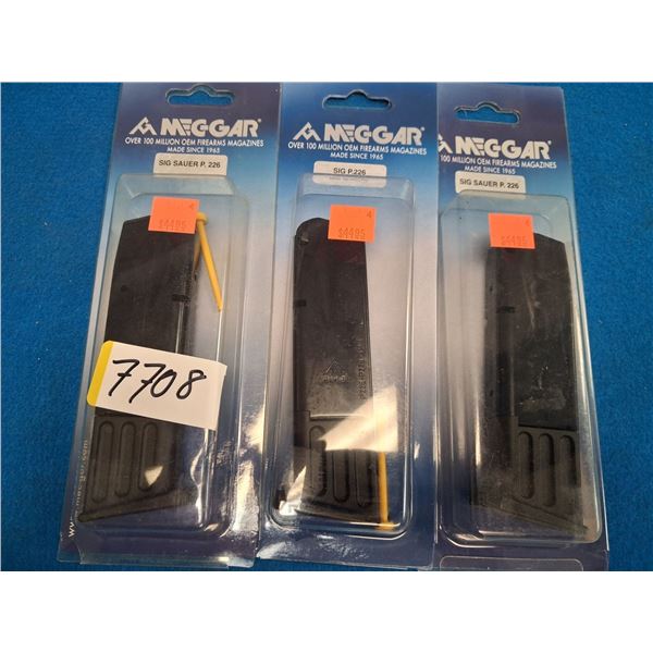 MEC-GAR 3 OF SIG P226 MAGS, 9MM, 10 RNDS