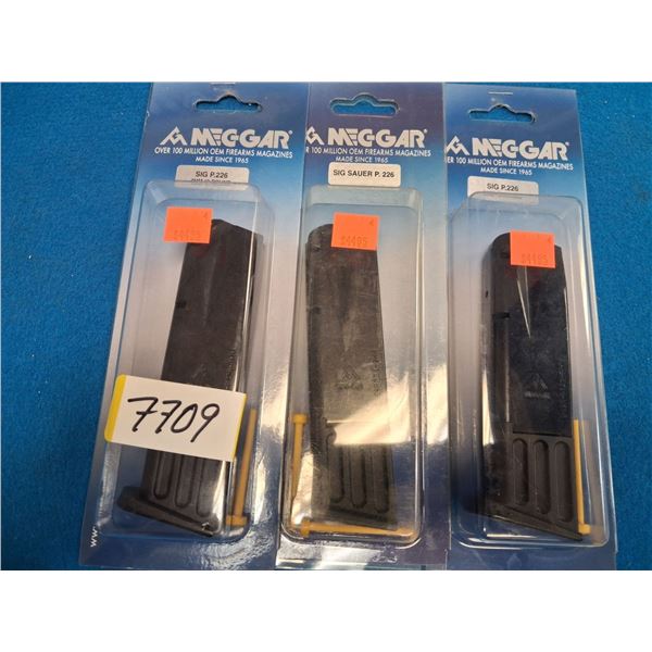 MEC-GAR 3 OF SIG P226 MAGS, 9MM, 10 RNDS