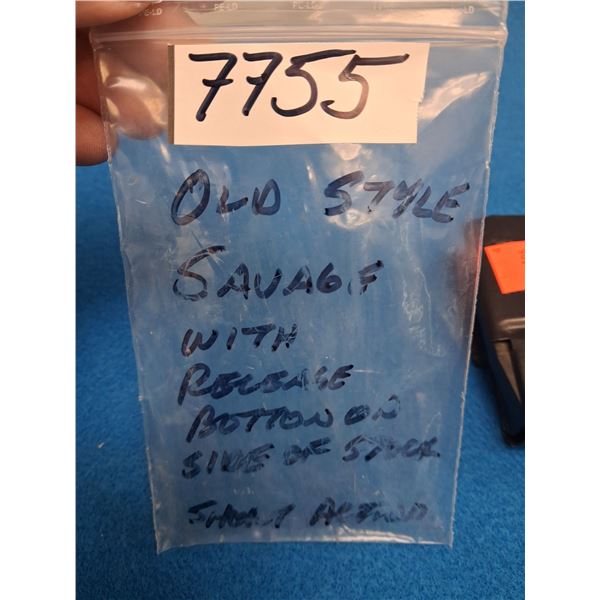 SAVAGE S.A. OLD STYLE WITH MAG RELEASE BUTTON ON SIDE OF STOCK - 1 ITEM