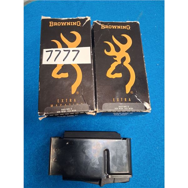 BROWNING BAR - MK2 MAG, CAL 243 & 308 WIN - 2 ITEMS
