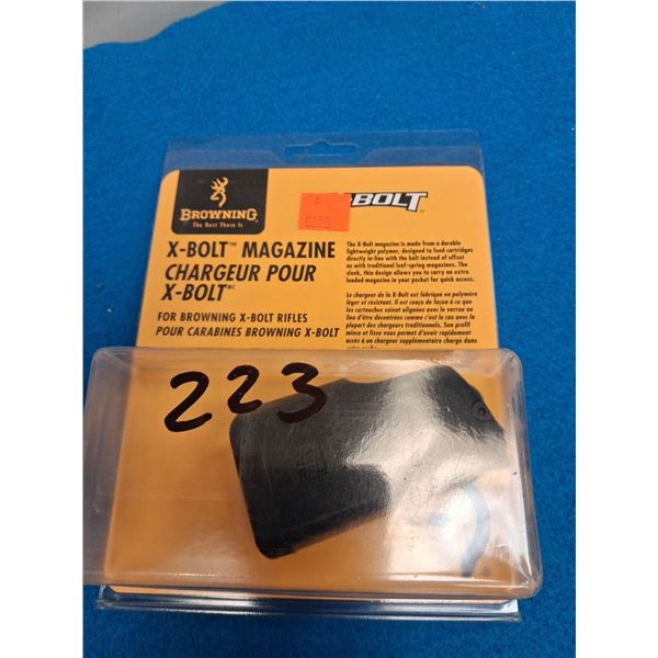 BROWNING X-BOLT CAL 223 REM - 1 ITEMS