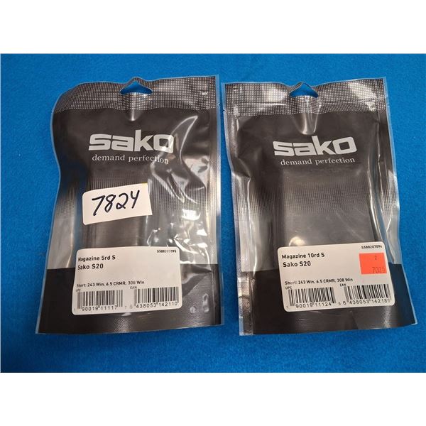 SAKO S20MAG, S.A. CAL 243, 6.5CRMR, 308 - 2 ITEMS