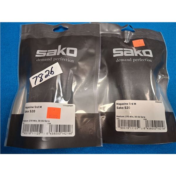 SAKO S20 MAG, L.A. STD CAL 270-30-06 - 2 ITEMS