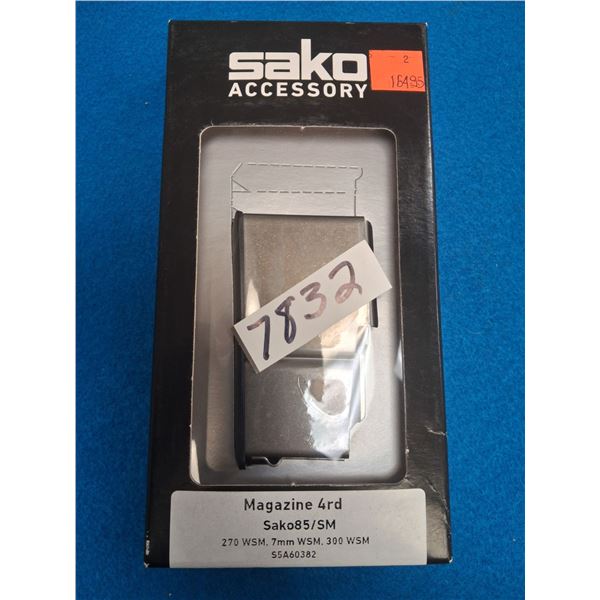 SAKO 85SM, WSM, CAL 300WSM, BLACK BOTTOM, 4 RND - 1 ITEM