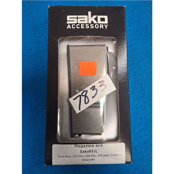 SAKO 85L MAG CAL - 7MM-300WIN-338WIN, 375 H&H, 300 RUM - BLACK BOTTOM - 4RNDS