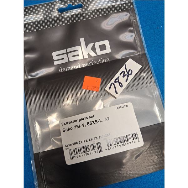 SAKO 751-V, 85XS-L, A7 EXTRACTOR PARTS SET - 1 ITEM