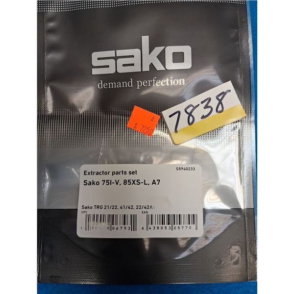 SAKO 751-V, 85XS-L, A7 EXTRACTOR PARTS SET - 1 ITEM