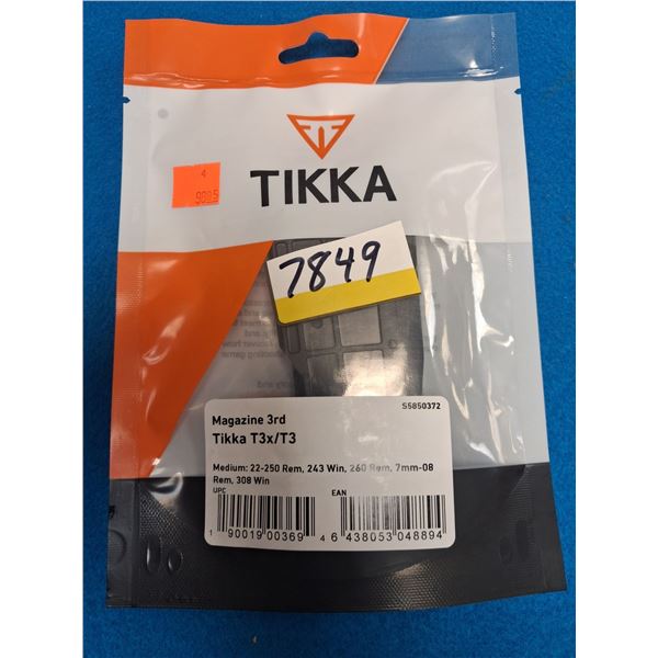 TIKKA T3X/T3 MAG CAL22,250,243,260,7MM-08,308, 3RND - 1 ITEM