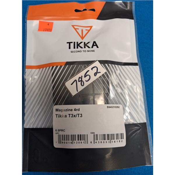 TIKKA T3X-T3 CAL 6.5 PRC, 4RND - 1 ITEM - PAL REQ. NO SHIPPING
