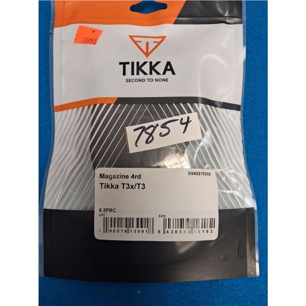 TIKKA T3X-T3 CAL 6.5 PRC, 4RND - 1 ITEM - PAL REQ.