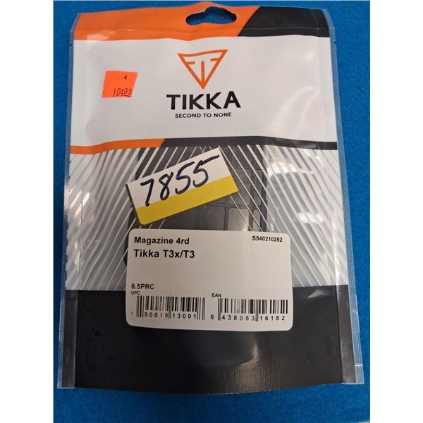 TIKKA T3X-T3 CAL 6.5 PRC, 4RND - 1 ITEM - PAL REQ.